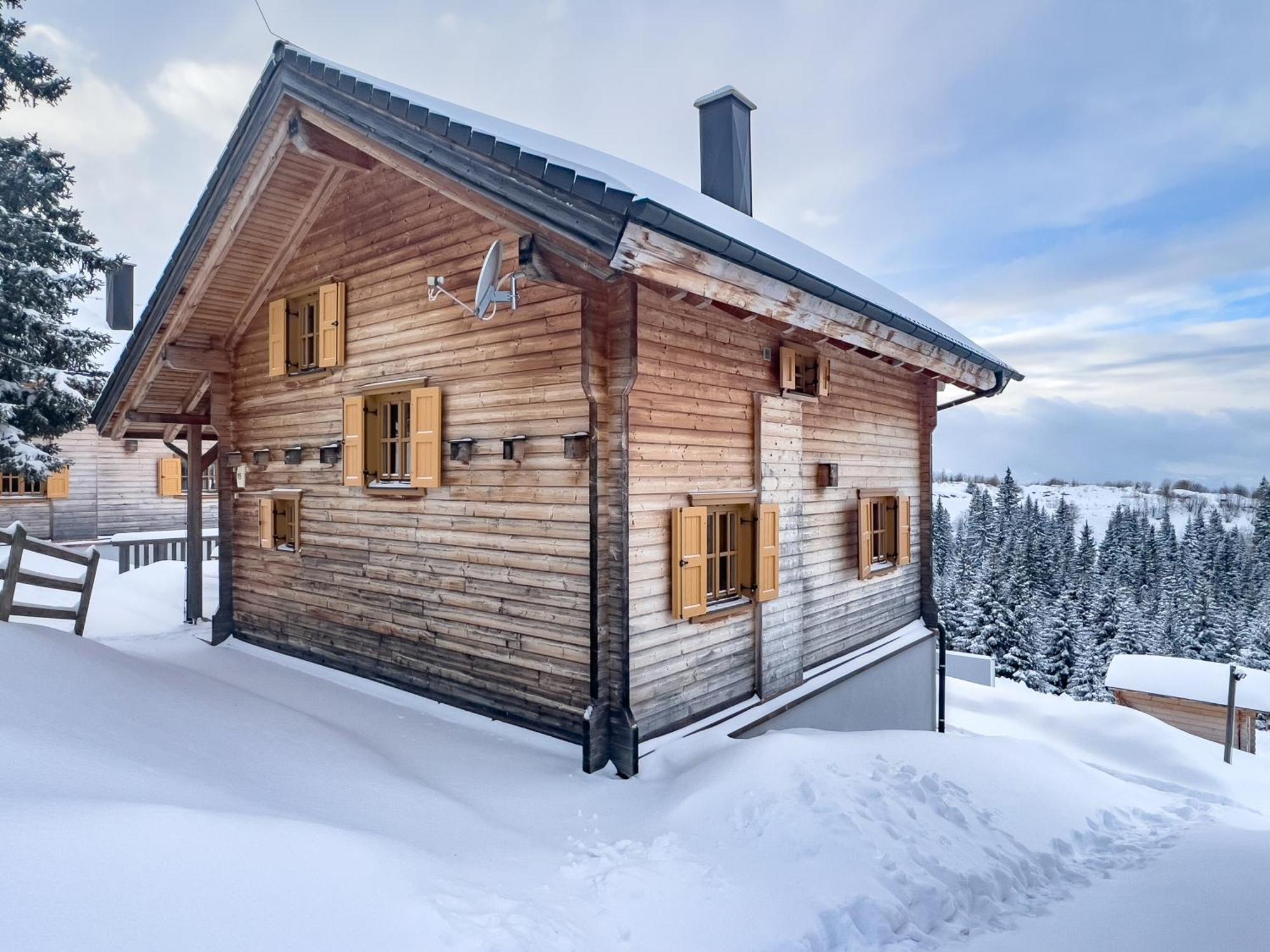 1A Chalet Koralpenzauber -Ski Fahren, Sauna Und Traumblick Villa Wolfsberg Exterior foto