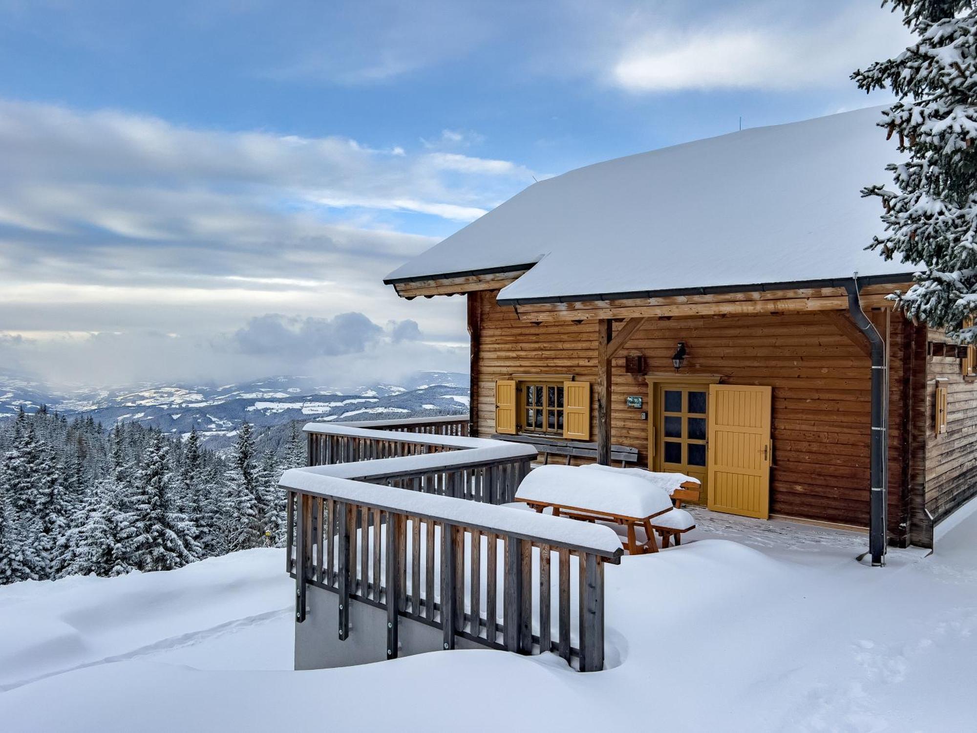 1A Chalet Koralpenzauber -Ski Fahren, Sauna Und Traumblick Villa Wolfsberg Exterior foto