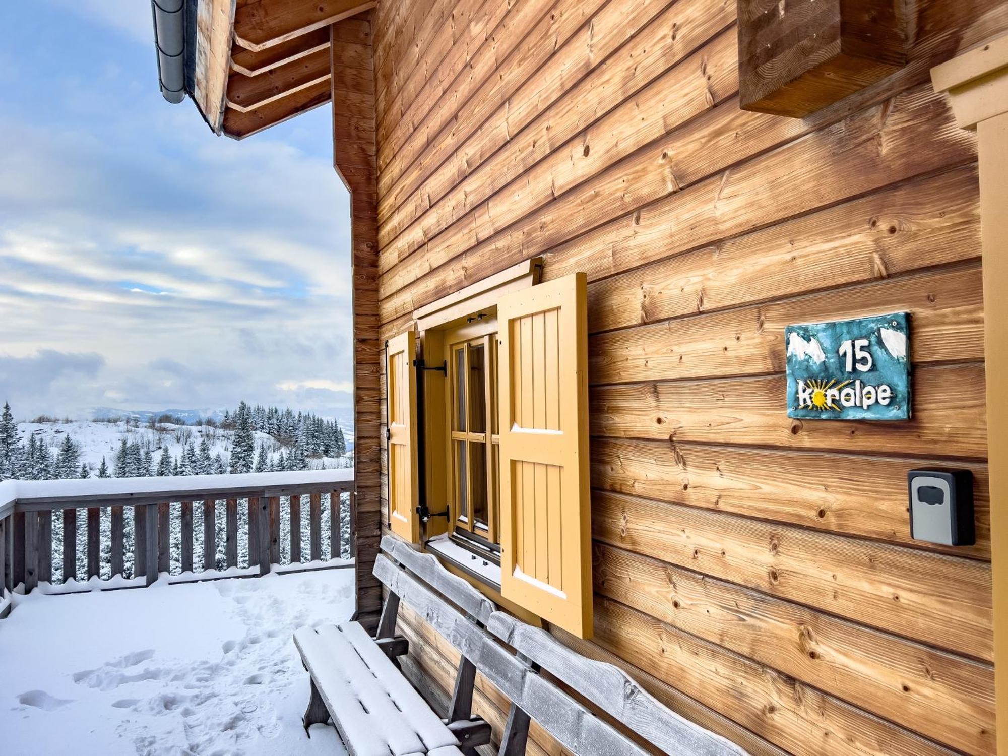 1A Chalet Koralpenzauber -Ski Fahren, Sauna Und Traumblick Villa Wolfsberg Exterior foto