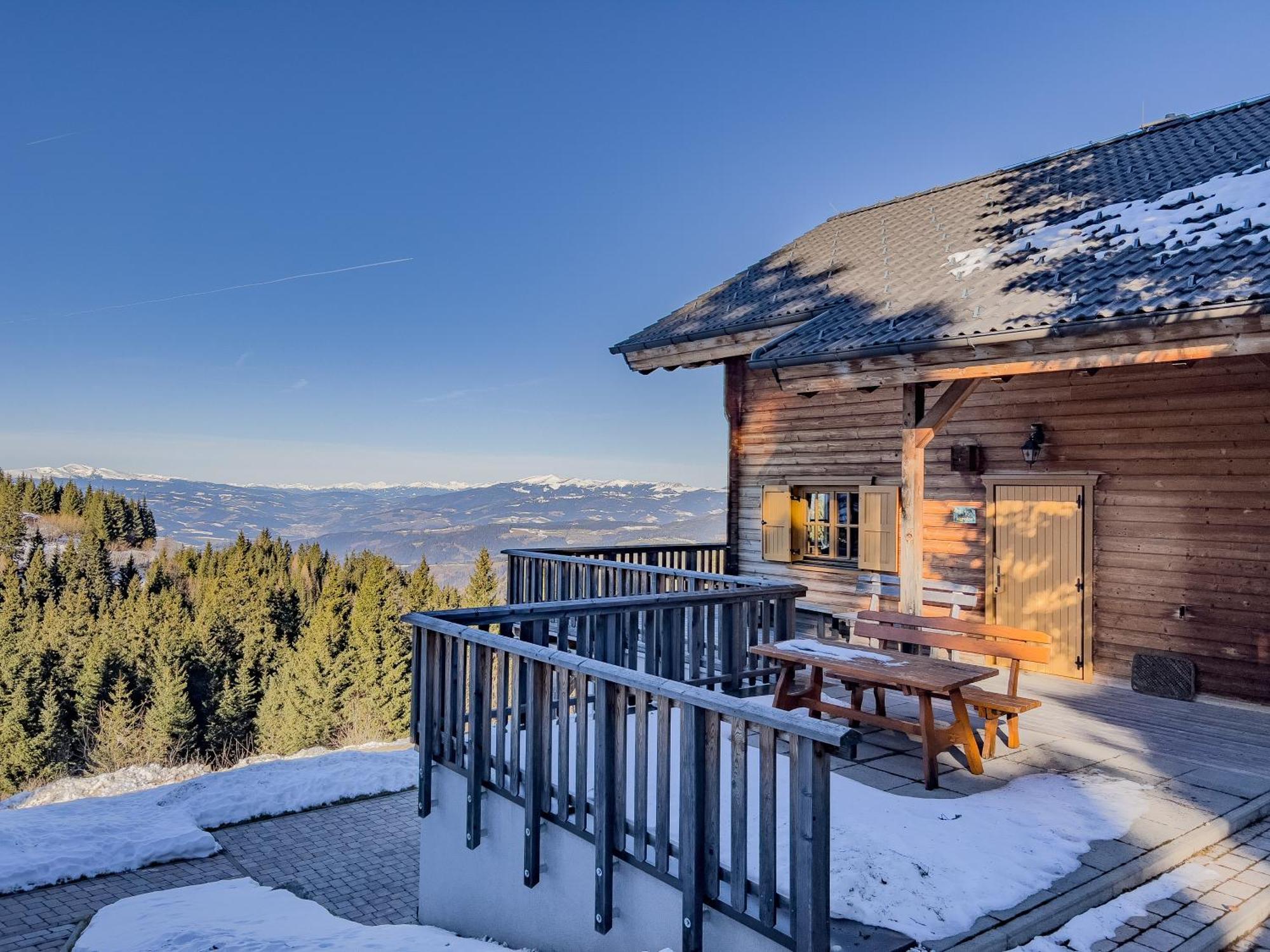 1A Chalet Koralpenzauber -Ski Fahren, Sauna Und Traumblick Villa Wolfsberg Exterior foto