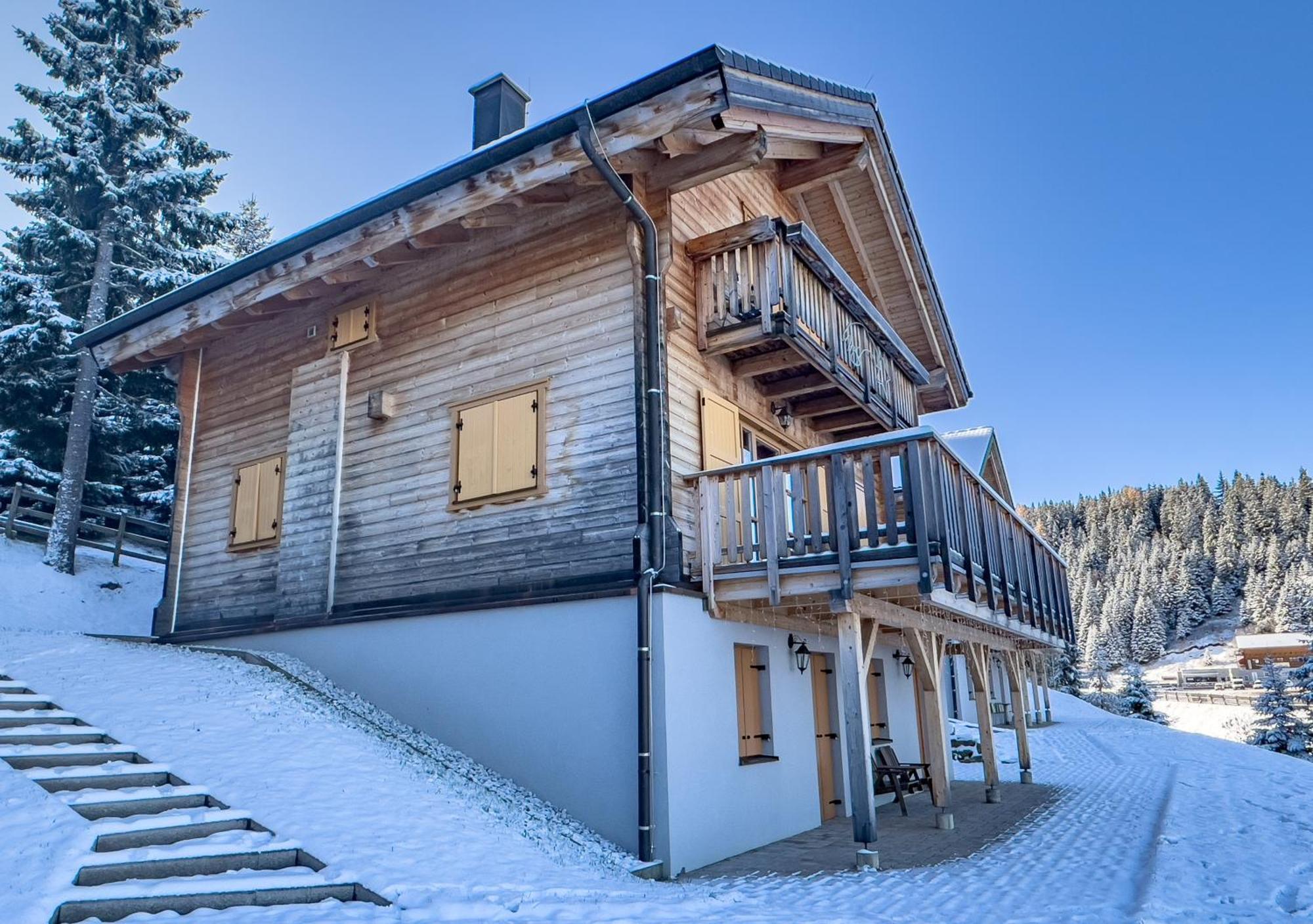 1A Chalet Koralpenzauber -Ski Fahren, Sauna Und Traumblick Villa Wolfsberg Exterior foto